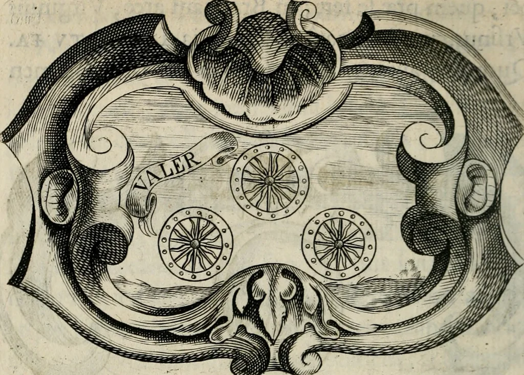 An illustration from De symbolis heroicis, libri IX, 1634, leaf 219