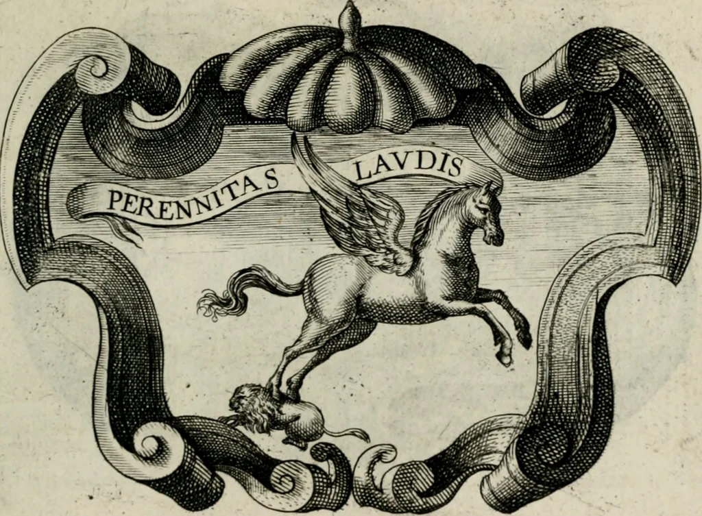 An illustration from De symbolis heroicis, libri IX, 1634, leaf 290