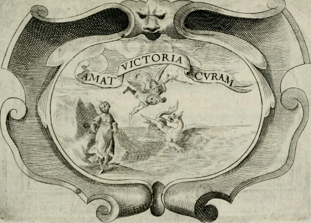 An illustration from De symbolis heroicis, libri IX, 1634, leaf 294