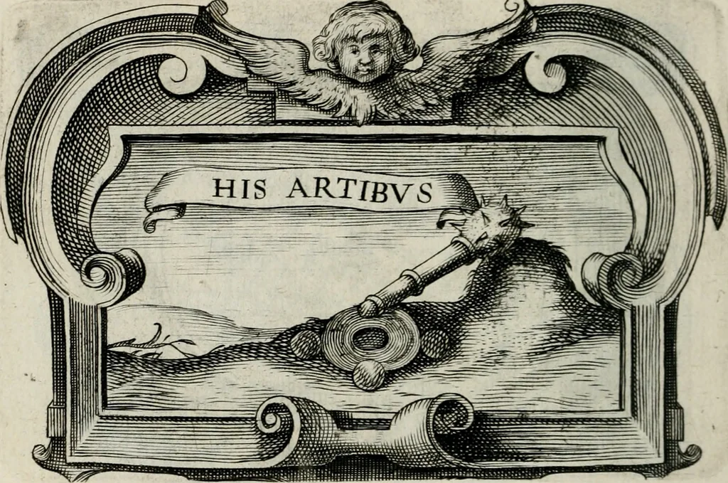 An illustration from De symbolis heroicis, libri IX, 1634, leaf 295