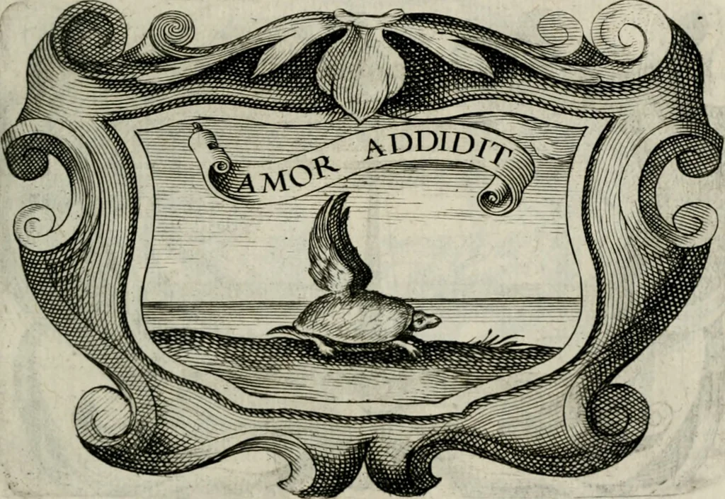 An illustration from De symbolis heroicis, libri IX, 1634, leaf 296