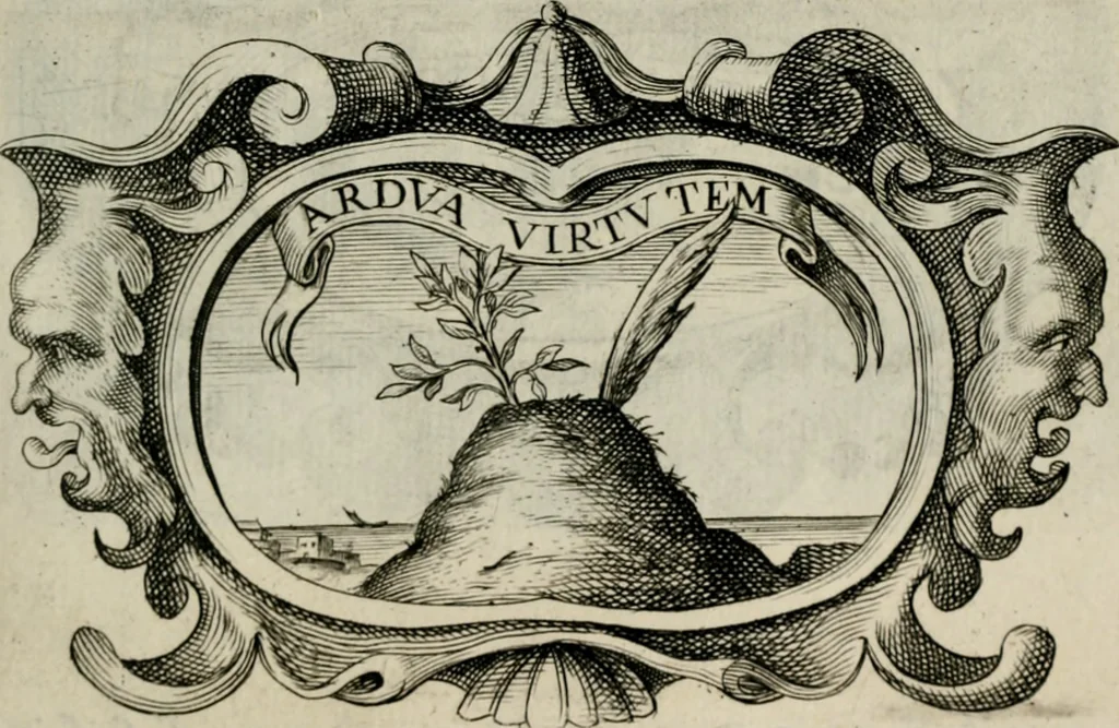 An illustration from De symbolis heroicis, libri IX, 1634, leaf 304