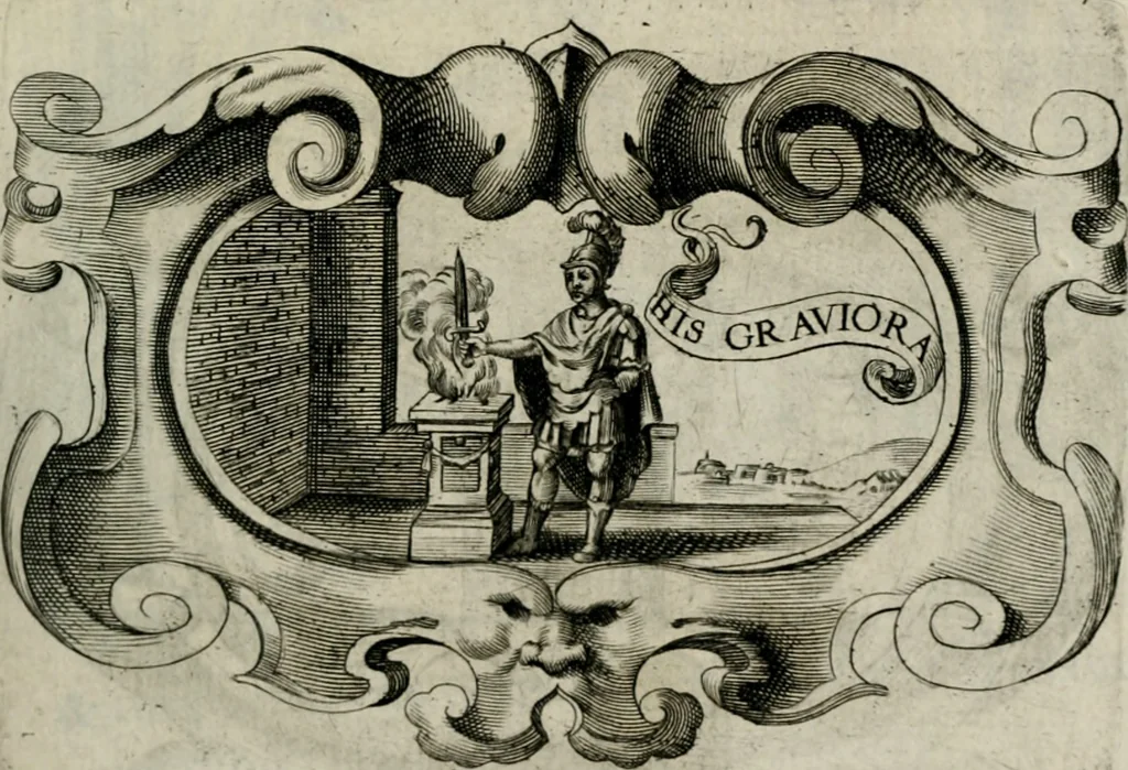 An illustration from De symbolis heroicis, libri IX, 1634, leaf 320