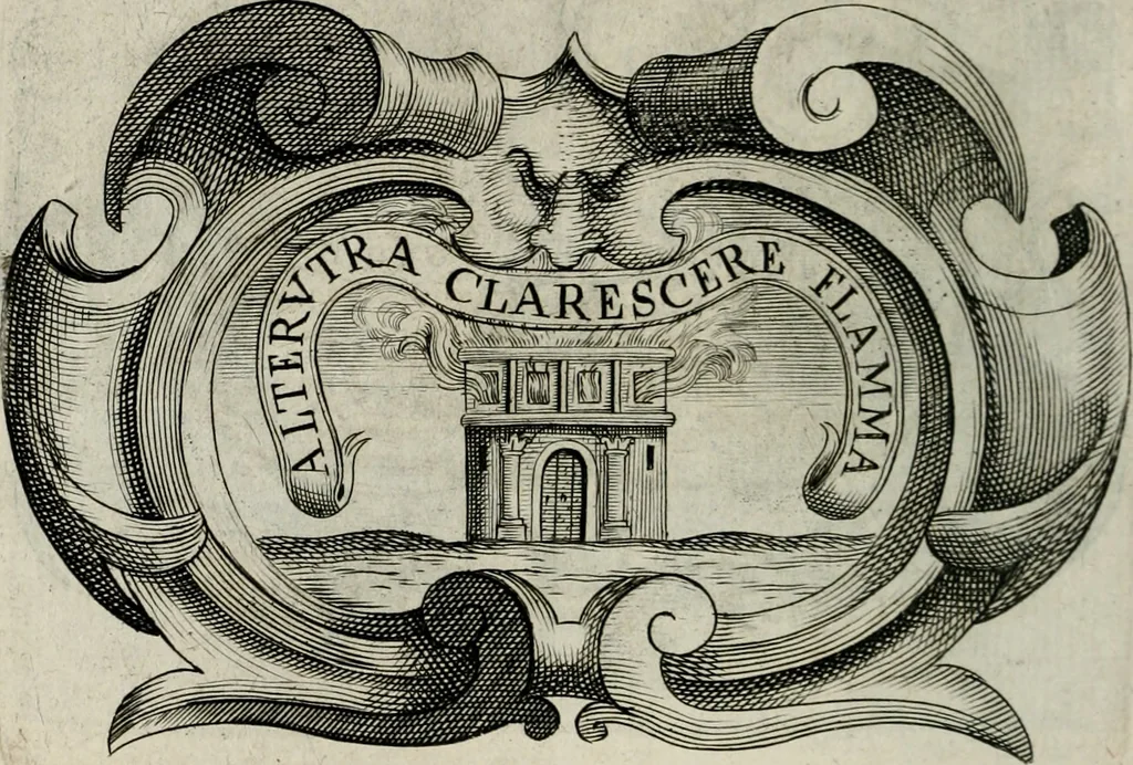 An illustration from De symbolis heroicis, libri IX, 1634, leaf 321