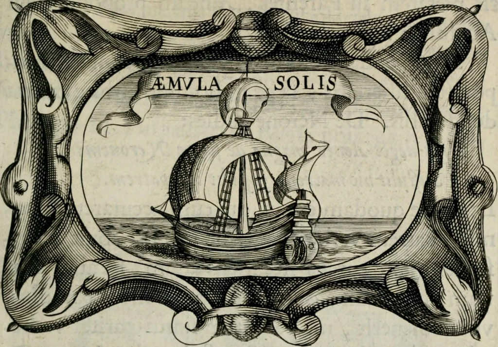 An illustration from De symbolis heroicis, libri IX, 1634, leaf 322