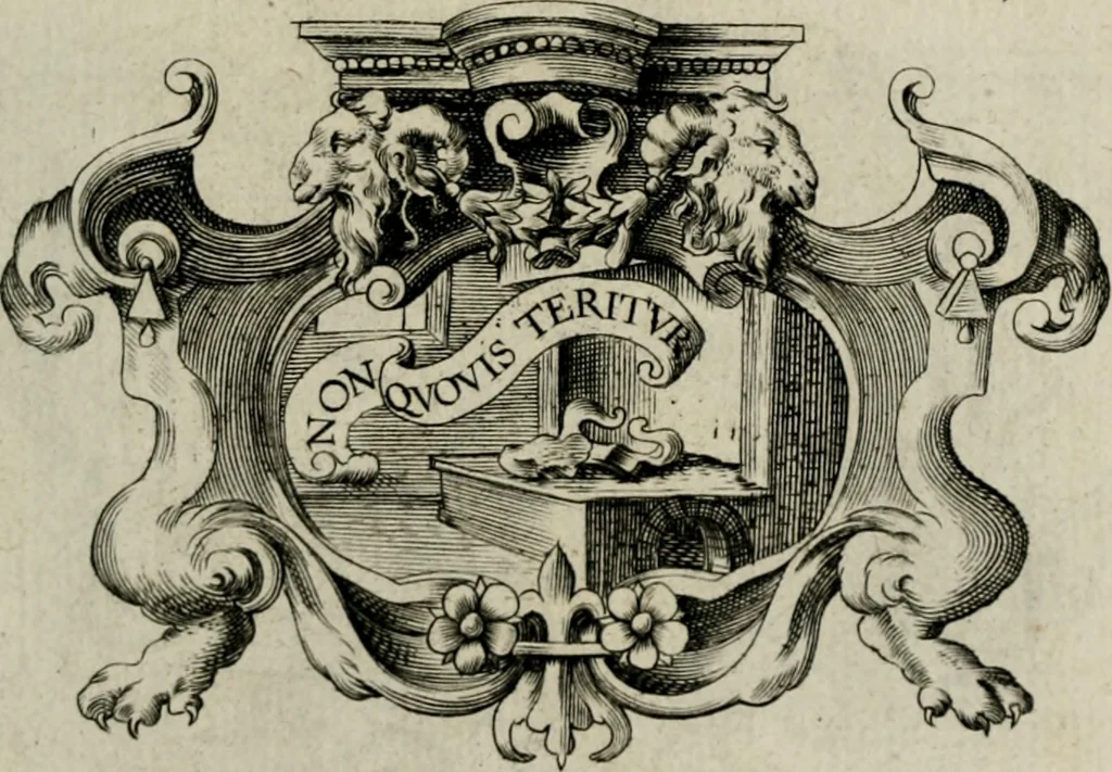 An illustration from De symbolis heroicis, libri IX, 1634, leaf 354