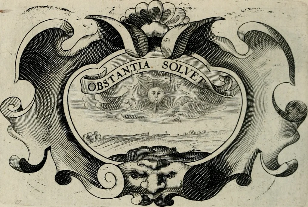 An illustration from De symbolis heroicis, libri IX, 1634, leaf 357