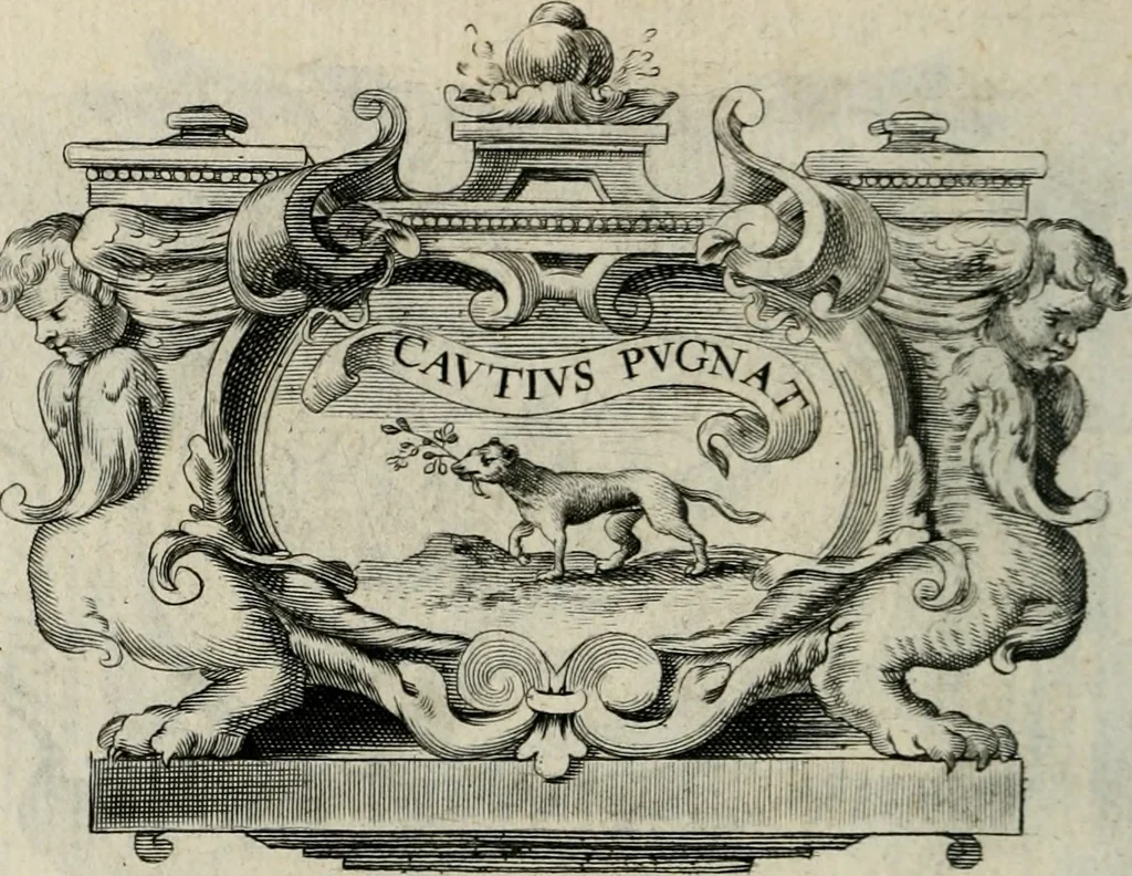 An illustration from De symbolis heroicis, libri IX, 1634, leaf 363