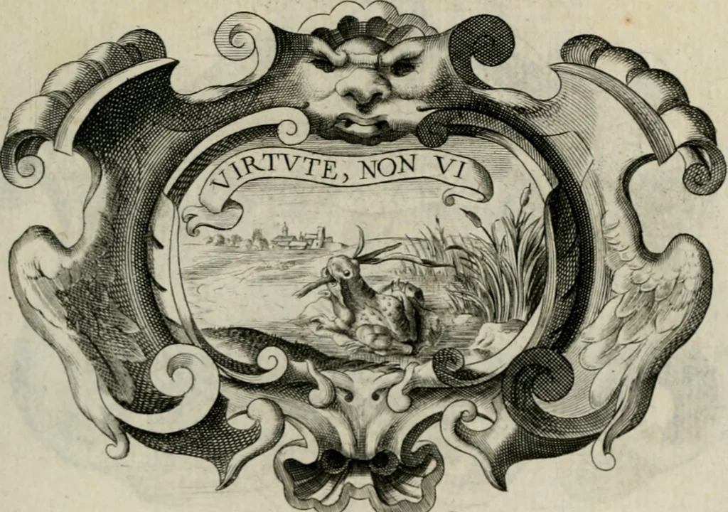 An illustration from De symbolis heroicis, libri IX, 1634, leaf 364