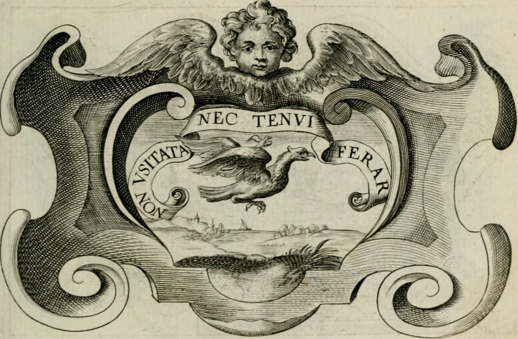 An illustration from De symbolis heroicis, libri IX, 1634, leaf 372