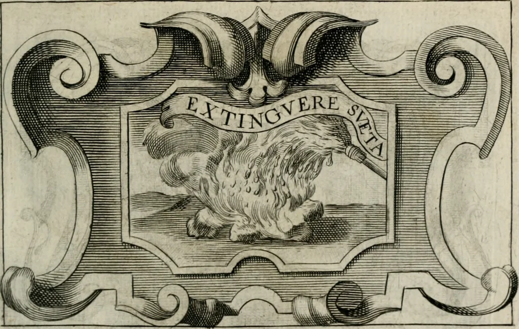 An illustration from De symbolis heroicis, libri IX, 1634, leaf 376