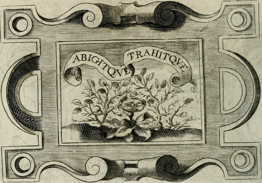 An illustration from De symbolis heroicis, libri IX, 1634, leaf 377