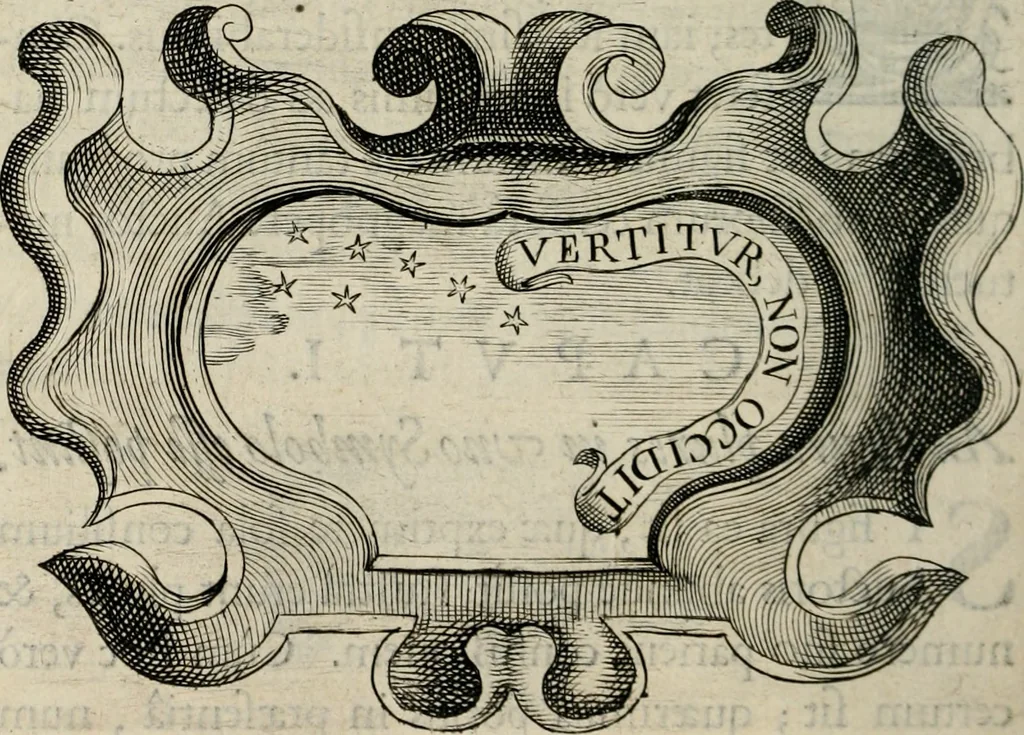 An illustration from De symbolis heroicis, libri IX, 1634, leaf 389