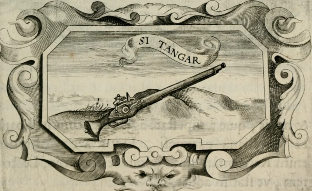 An illustration from De symbolis heroicis, libri IX, 1634, leaf 424