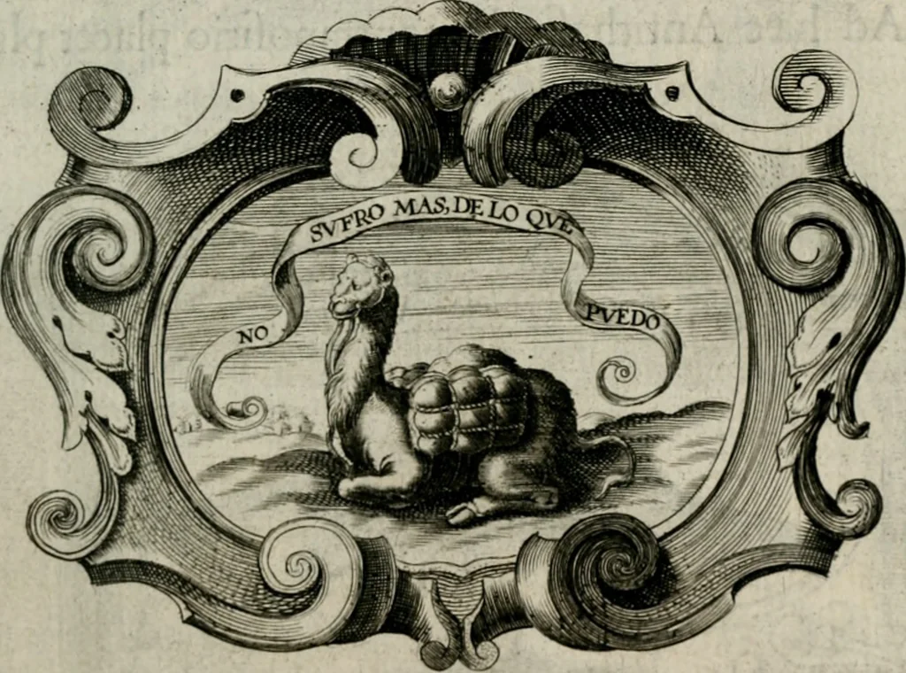 An illustration from De symbolis heroicis, libri IX, 1634, leaf 446