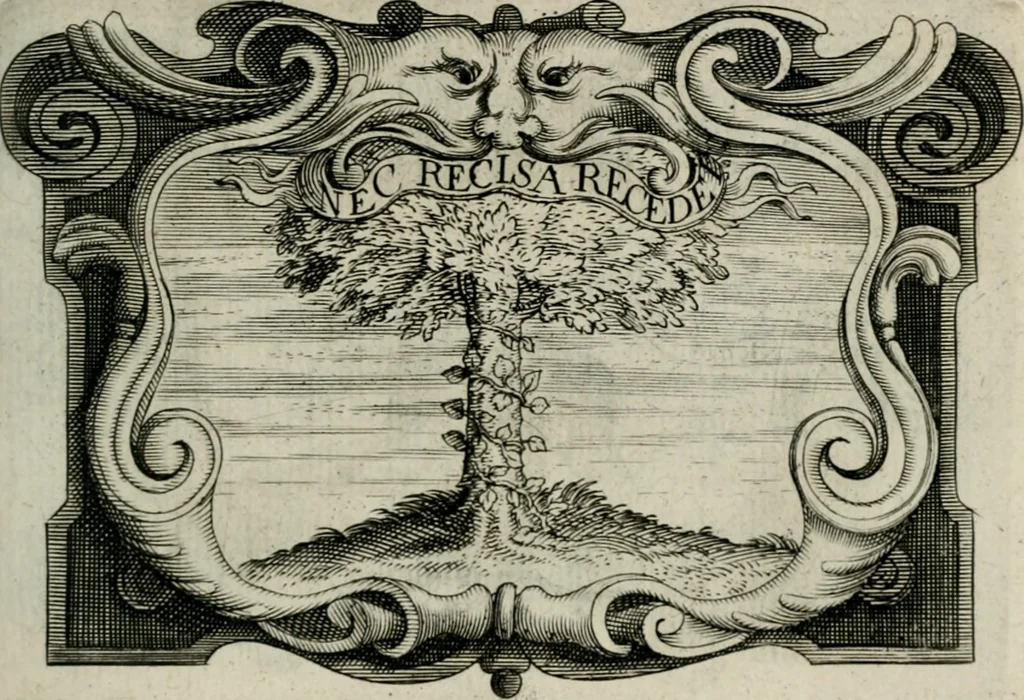 An illustration from De symbolis heroicis, libri IX, 1634, leaf 450