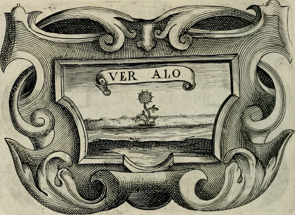 An illustration from De symbolis heroicis, libri IX, 1634, leaf 459