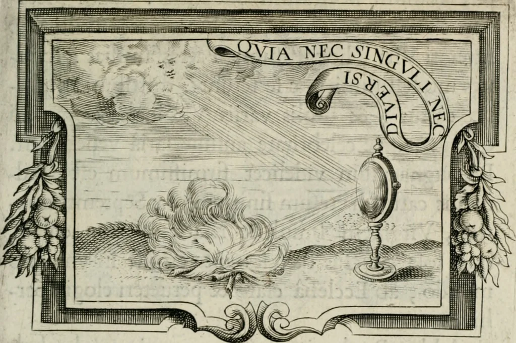 An illustration from De symbolis heroicis, libri IX, 1634, leaf 488