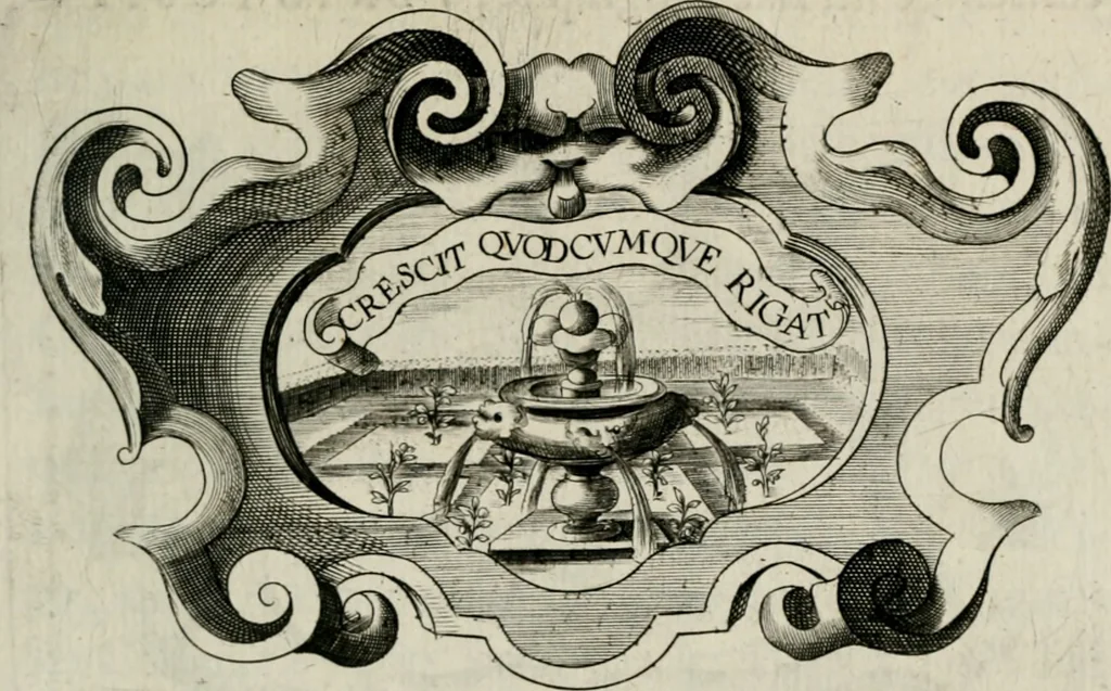 An illustration from De symbolis heroicis, libri IX, 1634, leaf 490