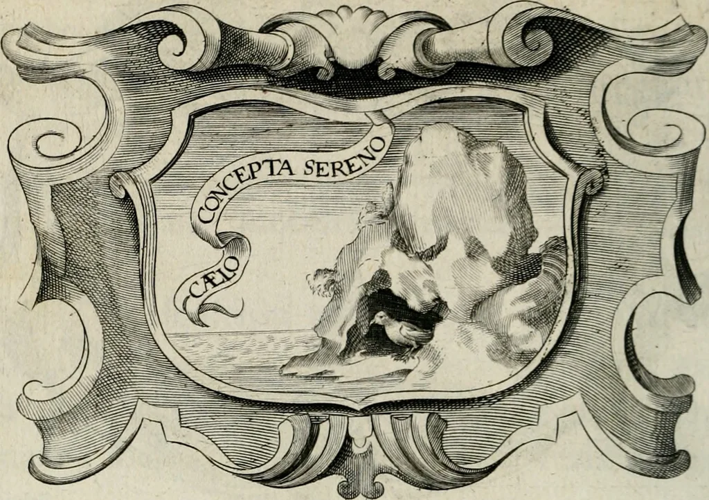 An illustration from De symbolis heroicis, libri IX, 1634, leaf 497