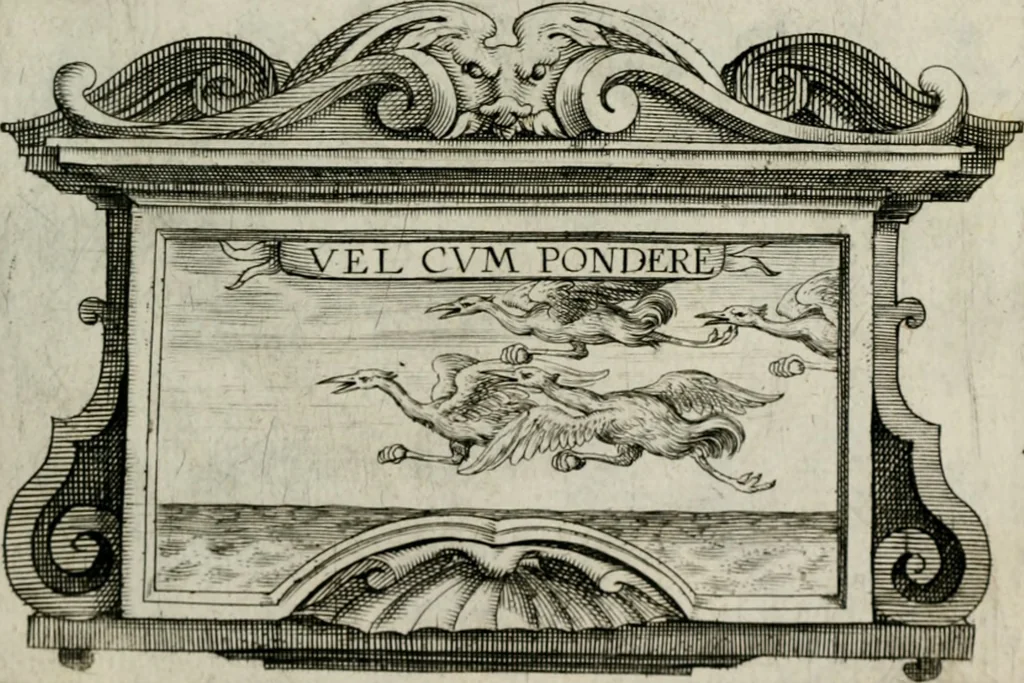 An illustration from De symbolis heroicis, libri IX, 1634, leaf 502