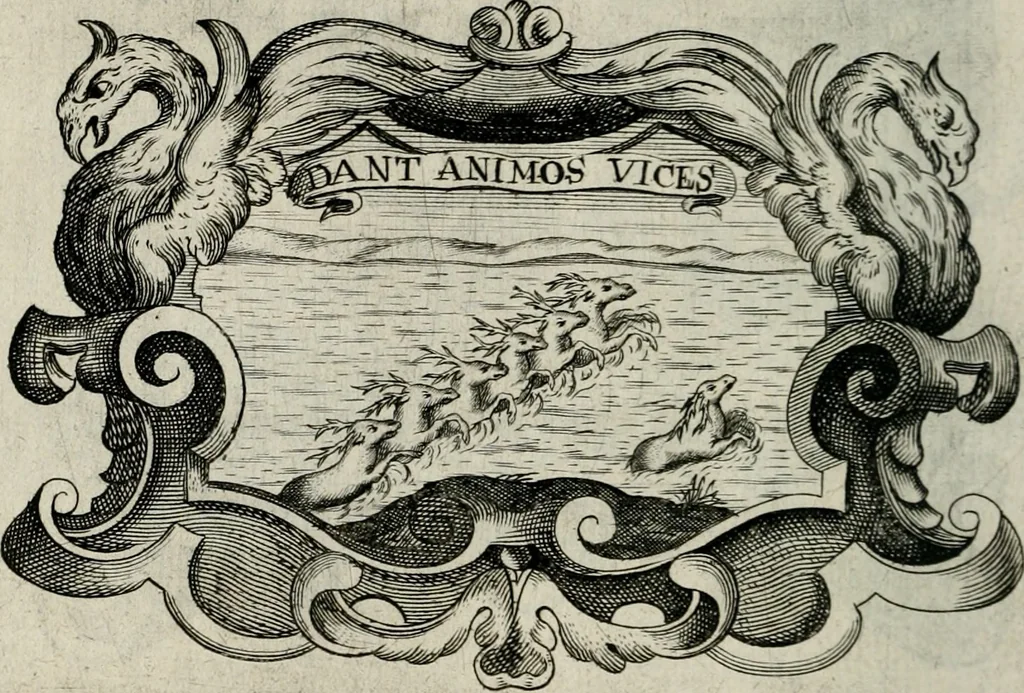 An illustration from De symbolis heroicis, libri IX, 1634, leaf 507
