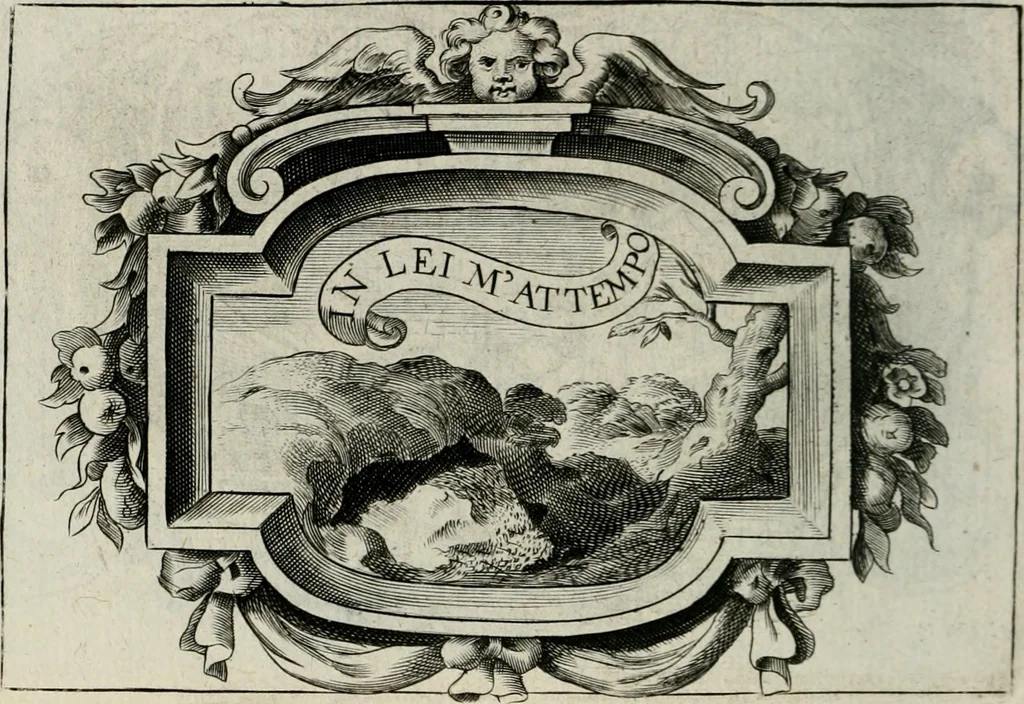 An illustration from De symbolis heroicis, libri IX, 1634, leaf 523