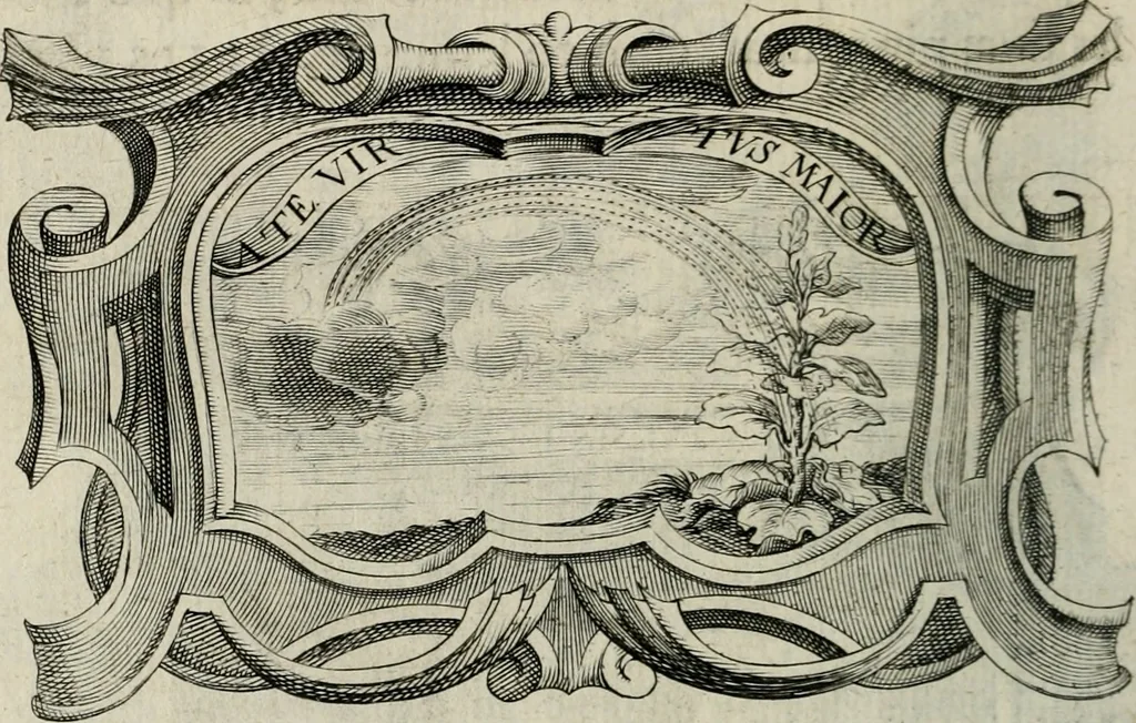 An illustration from De symbolis heroicis, libri IX, 1634, leaf 533
