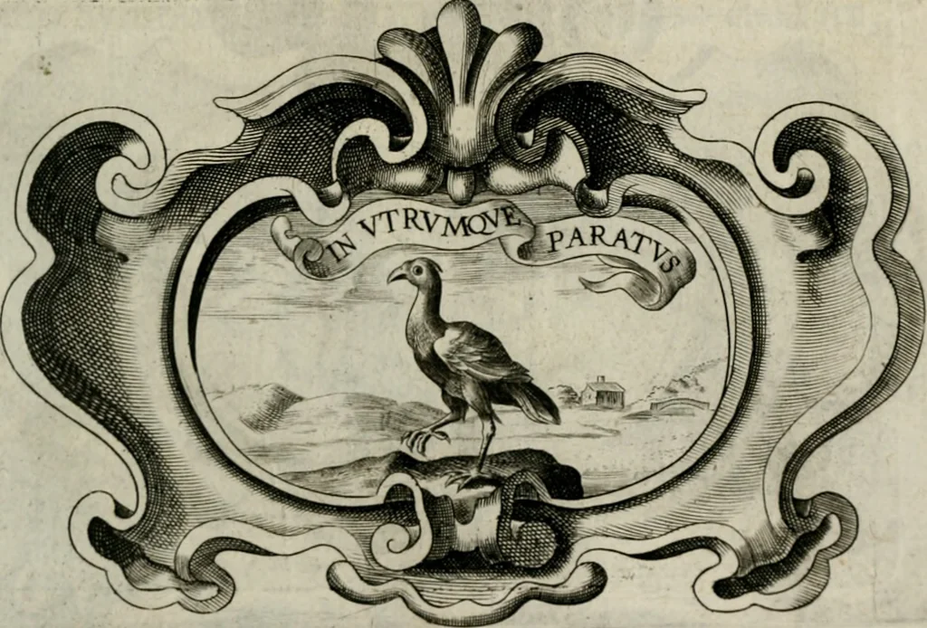 An illustration from De symbolis heroicis, libri IX, 1634, leaf 546