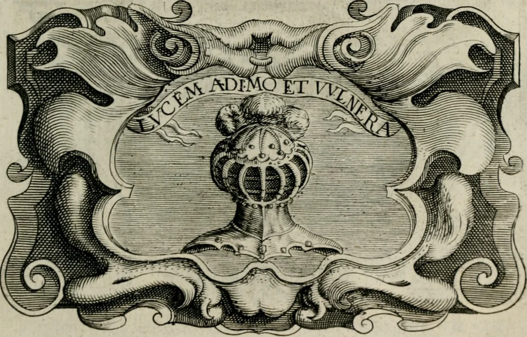 An illustration from De symbolis heroicis, libri IX, 1634, leaf 548