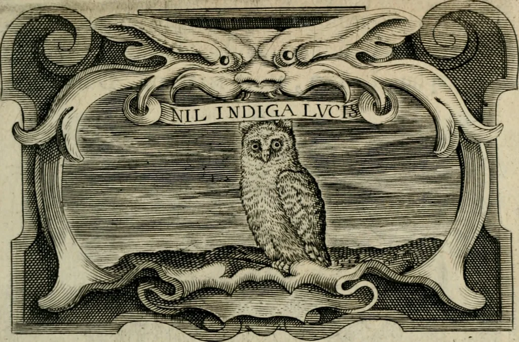 An illustration from De symbolis heroicis, libri IX, 1634, leaf 550