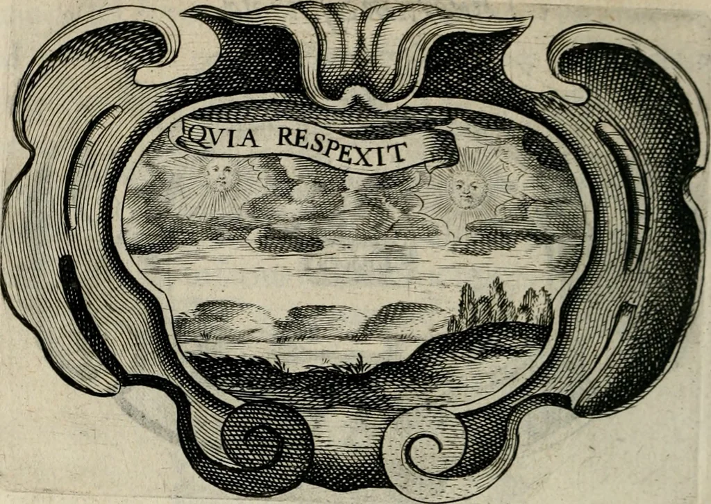 An illustration from De symbolis heroicis, libri IX, 1634, leaf 89