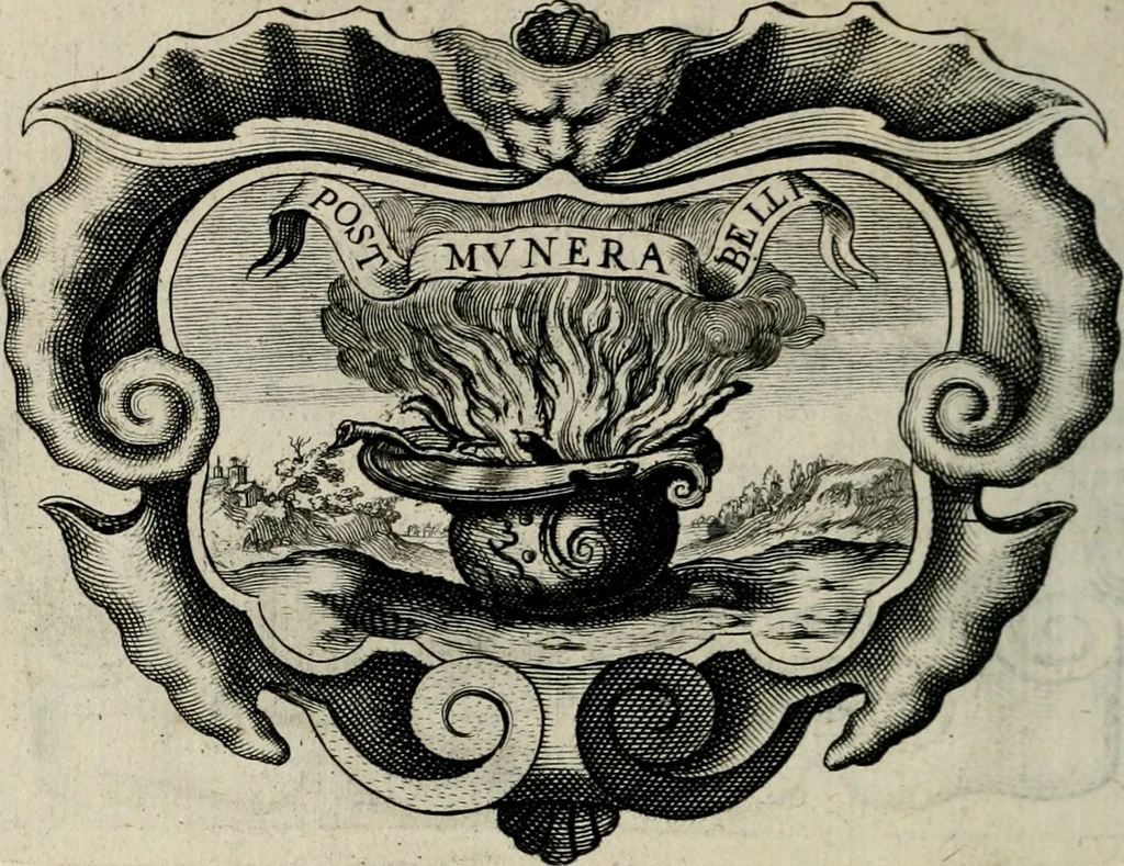 An illustration from De symbolis heroicis, libri IX, 1634, leaf 91