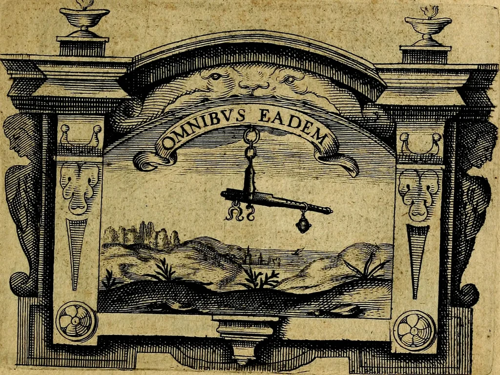 An illustration from De symbolis heroicis, libri IX, 1634, leaf 104