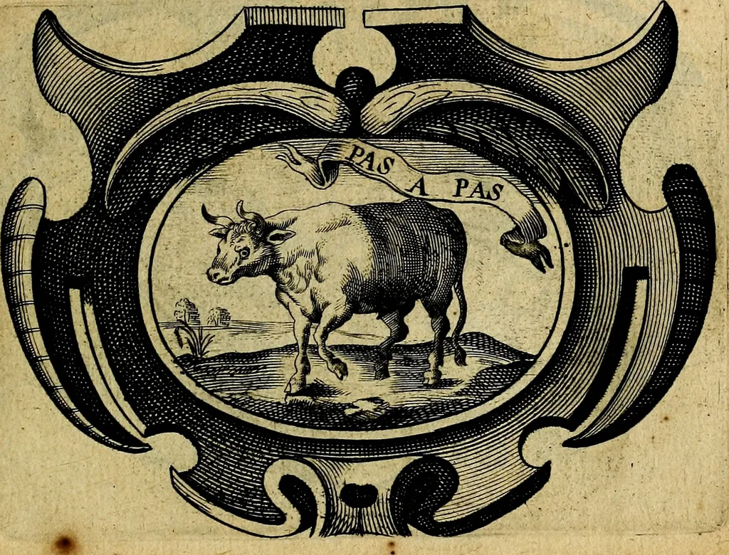 An illustration from De symbolis heroicis, libri IX, 1634, leaf 112