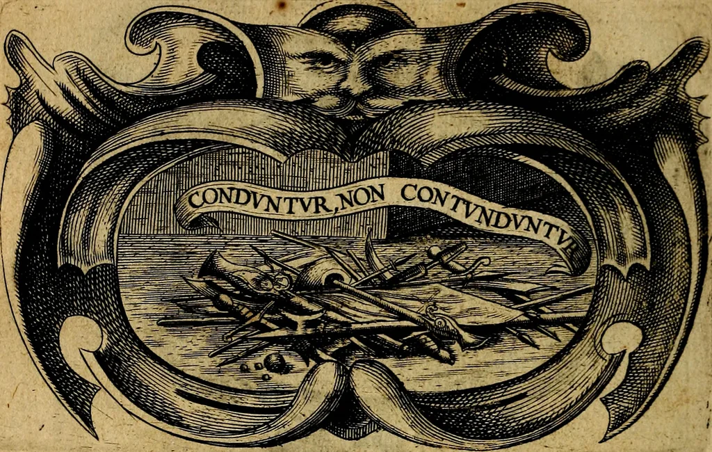 An illustration from De symbolis heroicis, libri IX, 1634, leaf 115