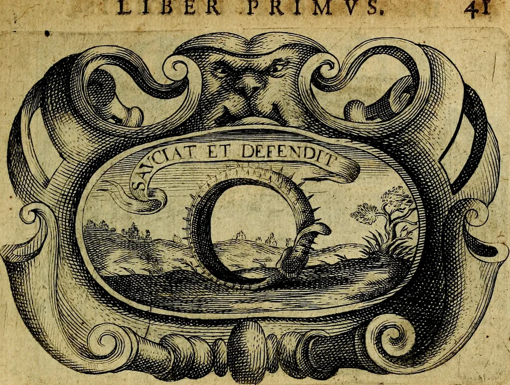 An illustration from De symbolis heroicis, libri IX, 1634, leaf 124