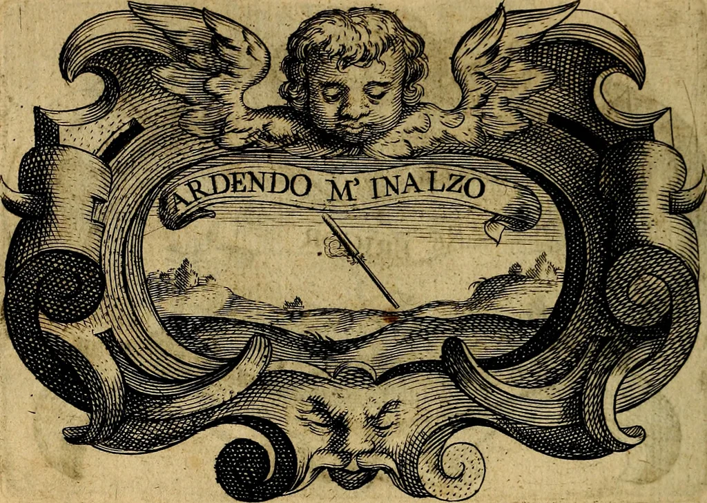 An illustration from De symbolis heroicis, libri IX, 1634, leaf 141