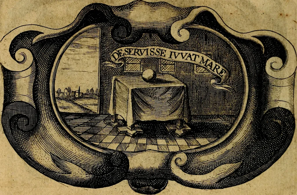 An illustration from De symbolis heroicis, libri IX, 1634, leaf 145