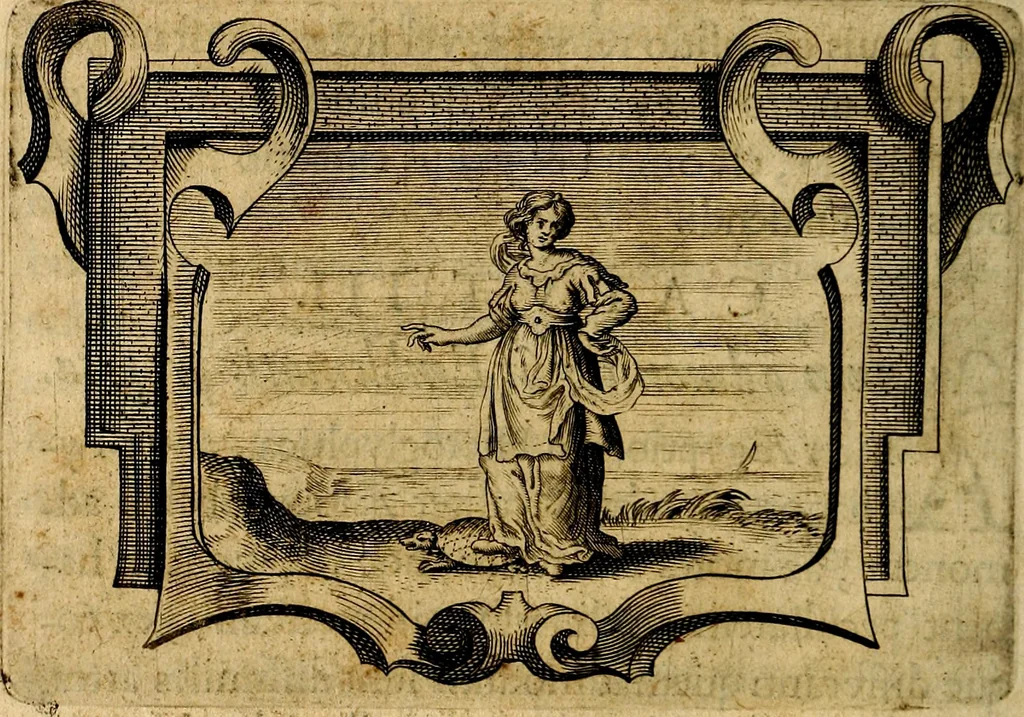 An illustration from De symbolis heroicis, libri IX, 1634, leaf 245