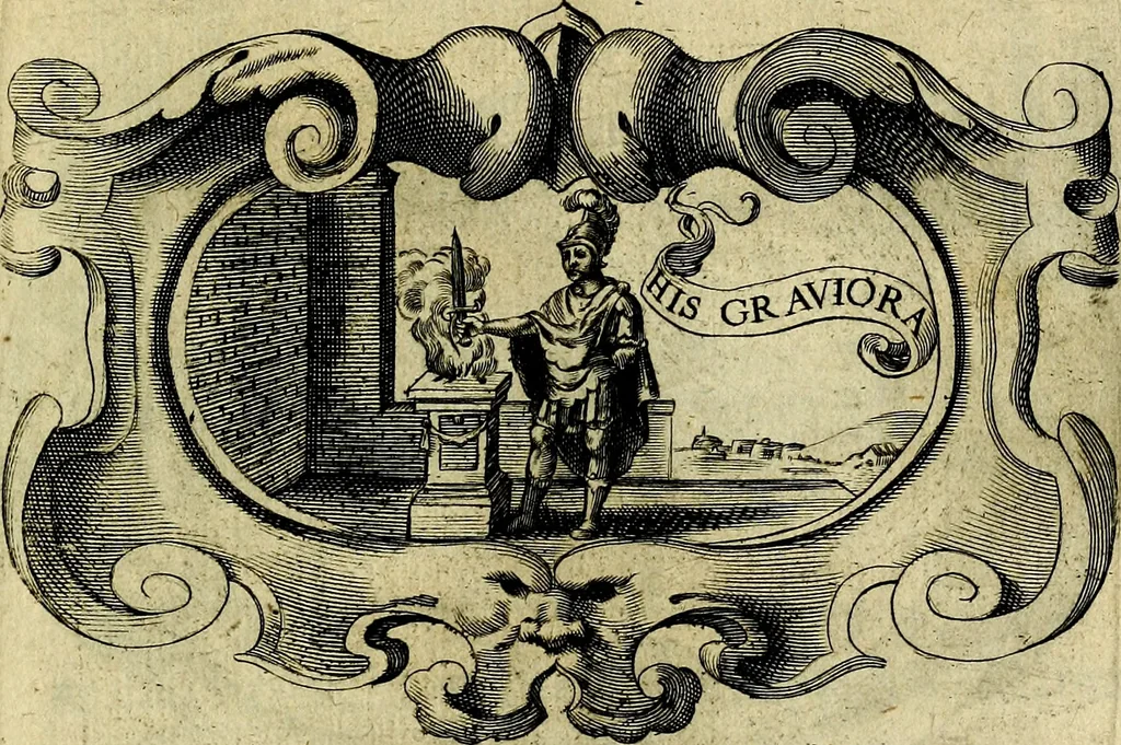 An illustration from De symbolis heroicis, libri IX, 1634, leaf 318