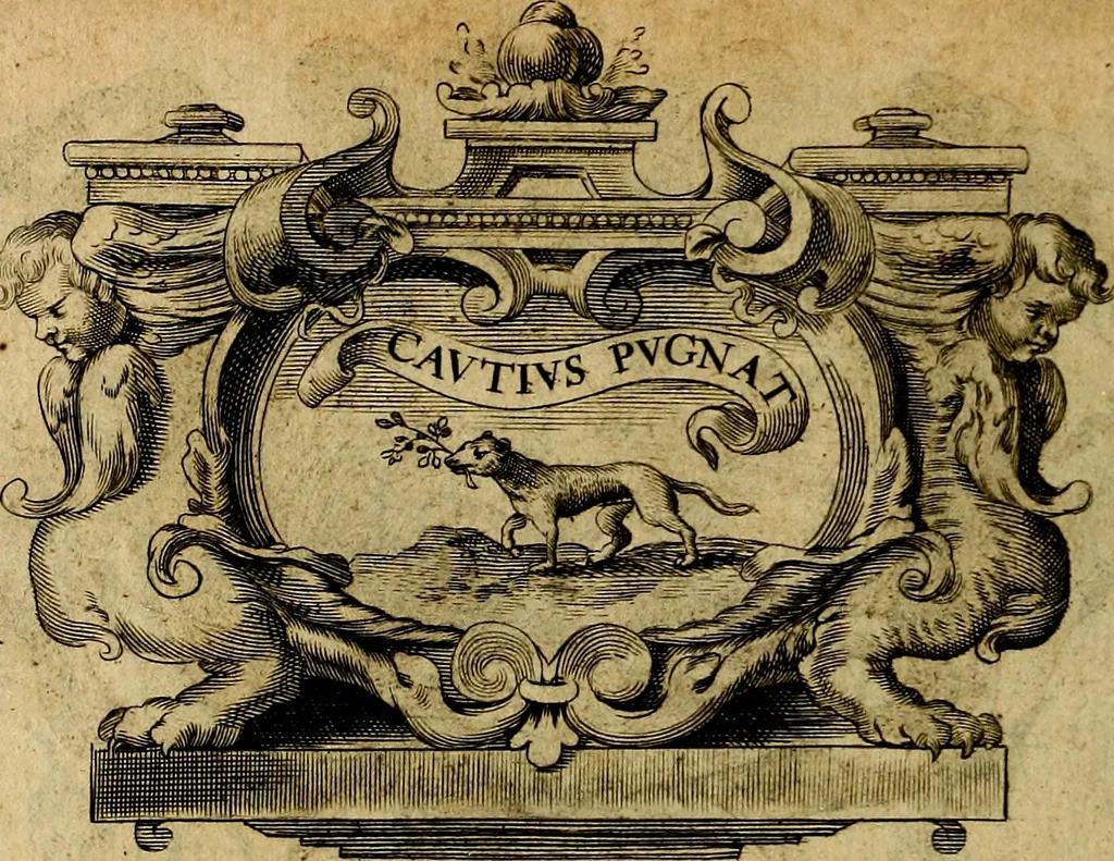 An illustration from De symbolis heroicis, libri IX, 1634, leaf 361