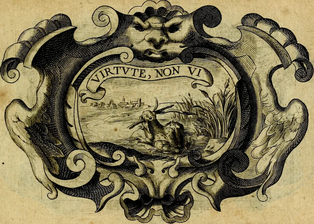 An illustration from De symbolis heroicis, libri IX, 1634, leaf 362
