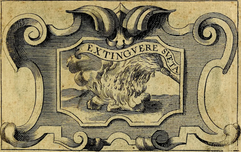An illustration from De symbolis heroicis, libri IX, 1634, leaf 374