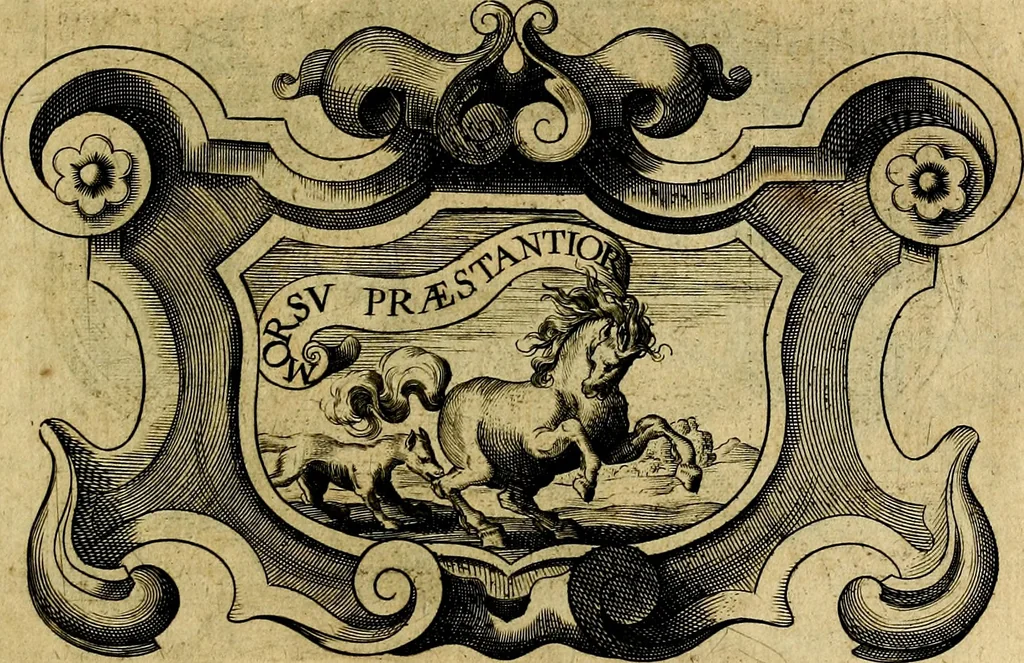 An illustration from De symbolis heroicis, libri IX, 1634, leaf 376