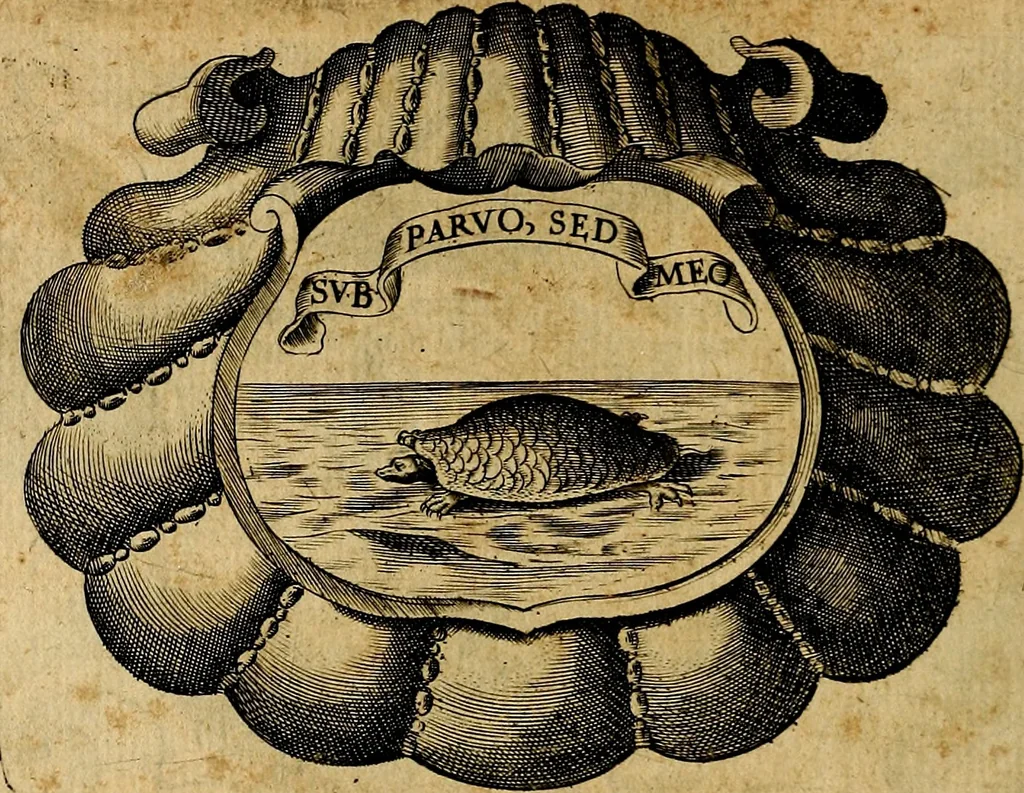 An illustration from De symbolis heroicis, libri IX, 1634, leaf 377