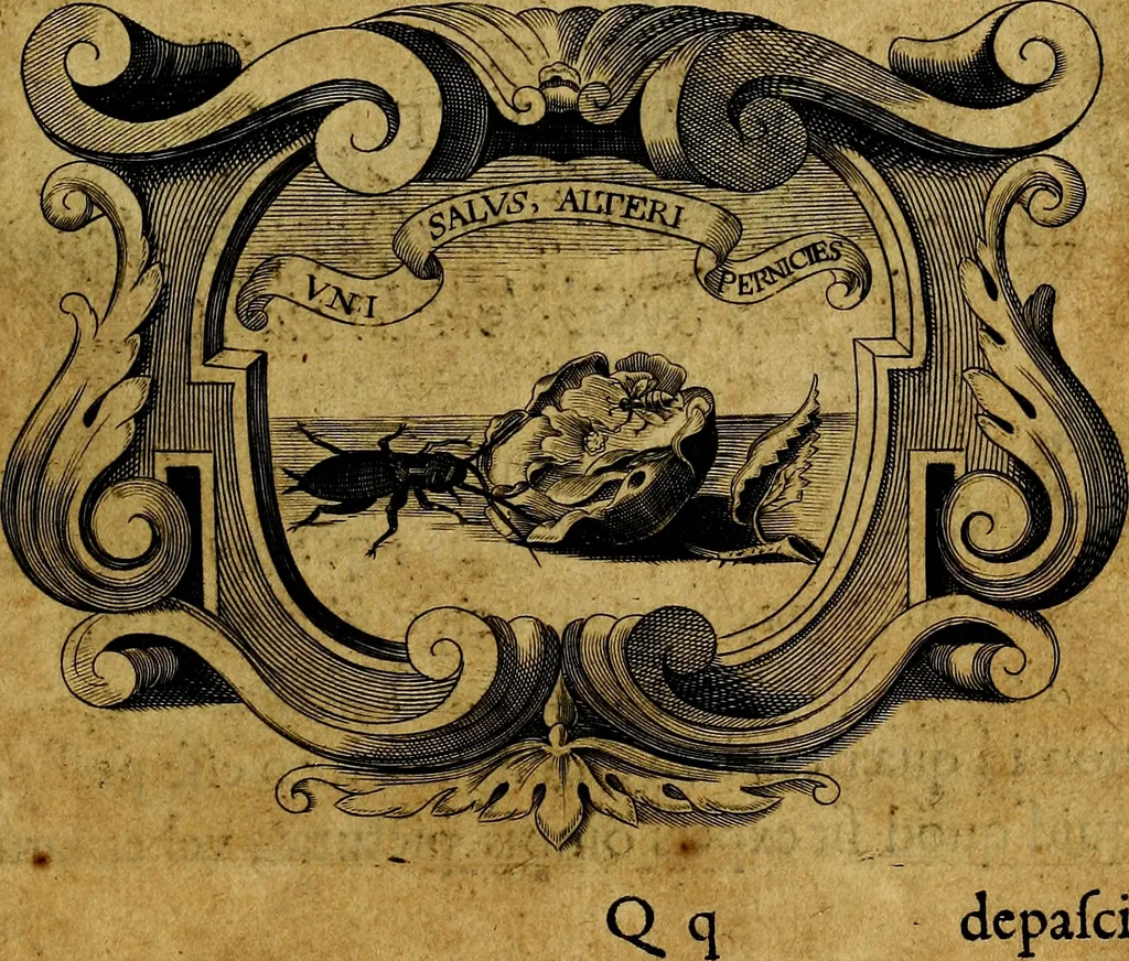 An illustration from De symbolis heroicis, libri IX, 1634, leaf 388