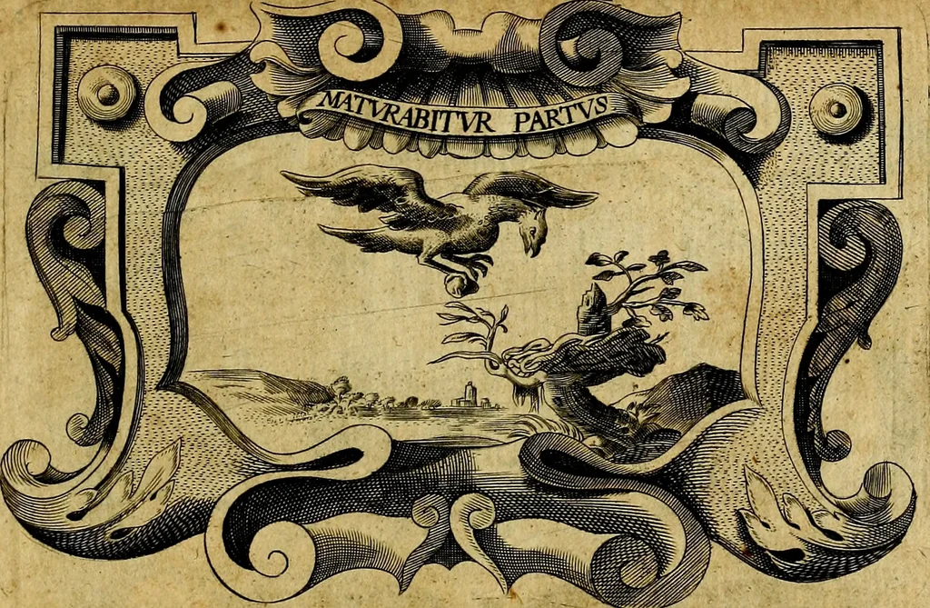 An illustration from De symbolis heroicis, libri IX, 1634, leaf 412