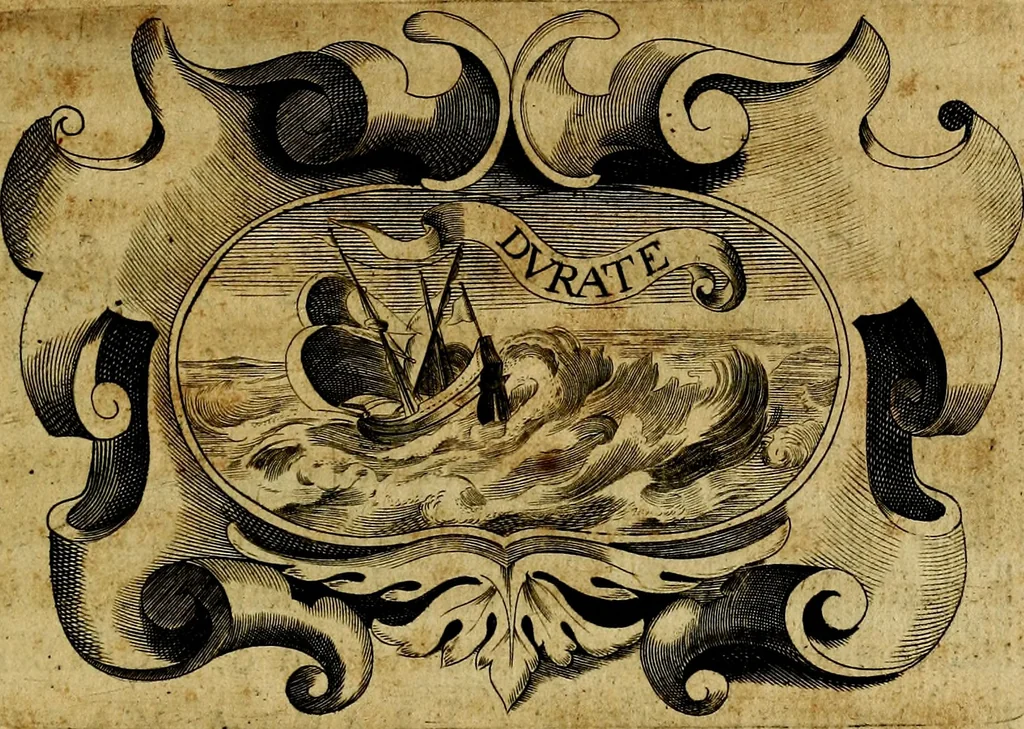 An illustration from De symbolis heroicis, libri IX, 1634, leaf 424