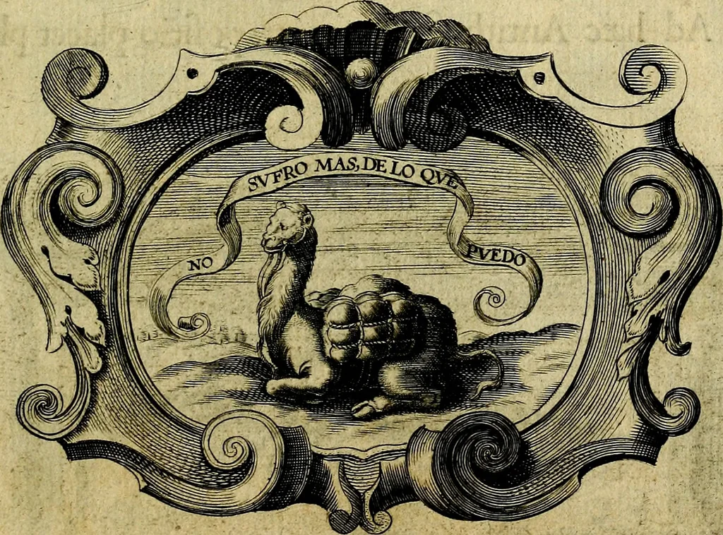 An illustration from De symbolis heroicis, libri IX, 1634, leaf 444